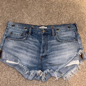 Free People Jean Shorts